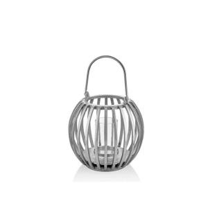 Lantern 35 Cm Sılver Fener Mum