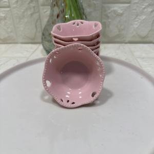 6 lı Mini Kase Porselen - Sosluk - Reçellik 8x4 cm