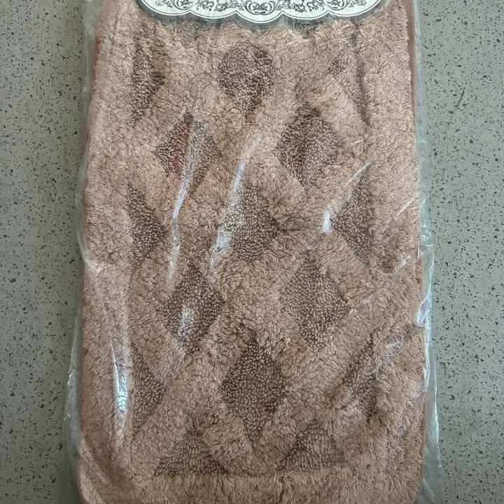 Pamuk Banyo 2'li Paspas Klozet Takımı Yumuşak Yıkanabilir Dikdörtgen Halı Alanur