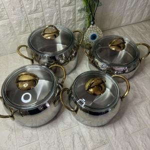 Tencere Seti Çelik 8 Parça