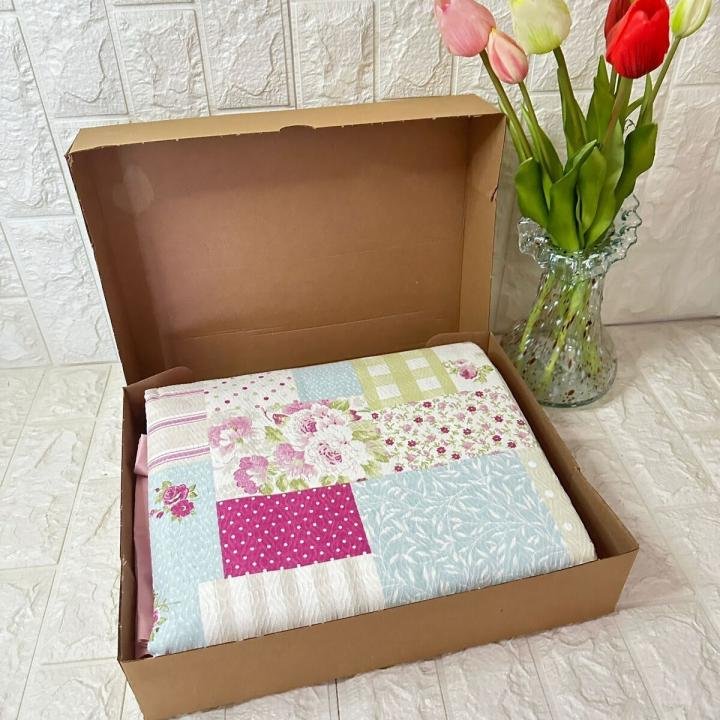 Patchwork Pike Takımı Çift Kişilik  % 100 Pamuk