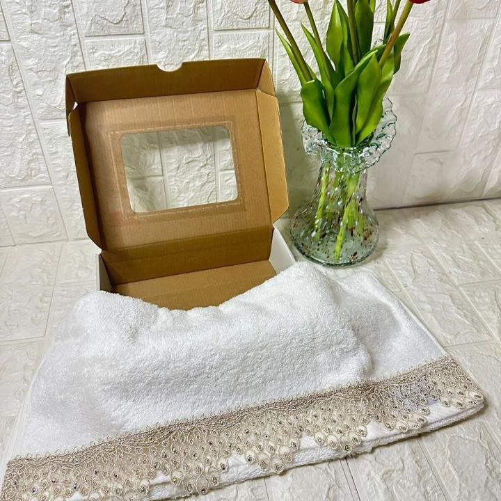 Kuğu 50*90 Bambu Havlu Verse-reverse