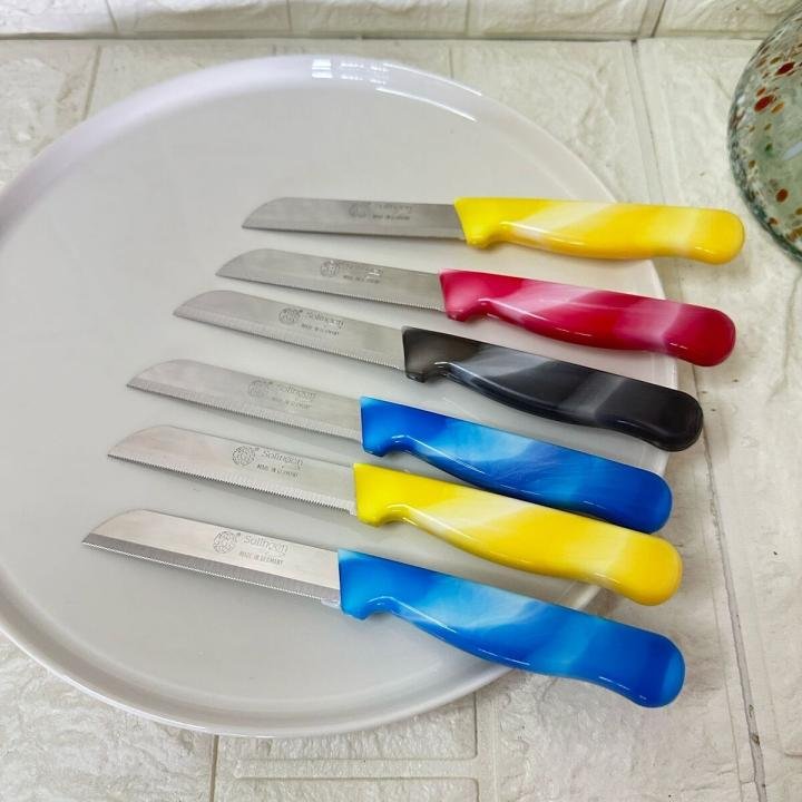 Tırtıklı Meyve ve Sebze Bıçağı 6 Adet