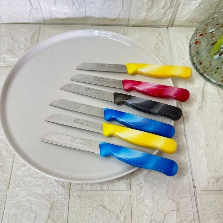 Tırtıklı Meyve ve Sebze Bıçağı 6 Adet