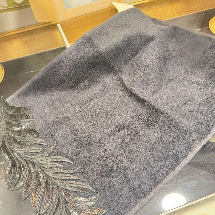 Mariva Siyah 30*50 Siyah Havlu Verse-reverse