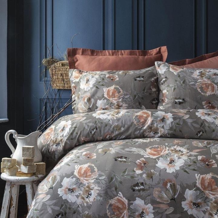 Shady 210 TC (83 TEL) Pamuk Saten Çift Kişilik Nevresim Takımı