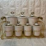 Porselen Baharat Takımı 15 parça