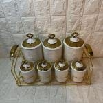 Porselen Baharat Takımı 15 parça