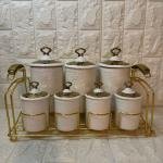 Porselen Baharat Takımı 15 parça