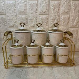 Porselen Baharat Takımı 15 parça