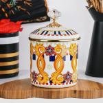 MİSS BETTY 9307 ELEGANCE 12 CM KAVANOZ - SAKLAMA KABI - BAHARAT ÇAY ŞEKER TUZ