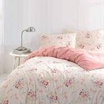 Battal Boy çift Kişilik Nevresım Takımı-Cınthıa 100% Pamuk Somon