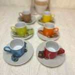 Fincan Takımı Renkli 6'lı