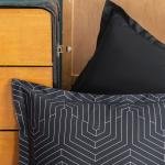 Strada Black 210 TC (83 Tel) Pamuk Saten Nevresim Takımı Tek Kişilik