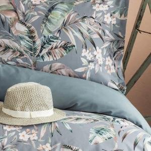 Laorine 210 TC (83 Tel) Dijital Pamuk Saten Nevresim Takımı Çift Kişilik