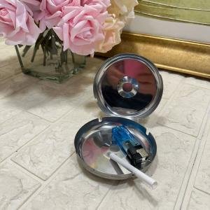 2'li Sigara Kül Tablası Çelik 12 Cm