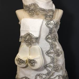 Balayı Bornoz Seti 4 Parça