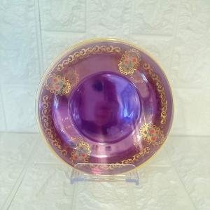 6 Parça Gül Desenli Pasta Tabağı 20 cm