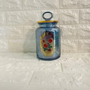 Kavanoz Gül Desenli 1515 cc Golden Flowers