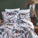 Spasso Çift Kişilik %100 Pamuk Saten Dijital Baskılı Nevresim Takımı