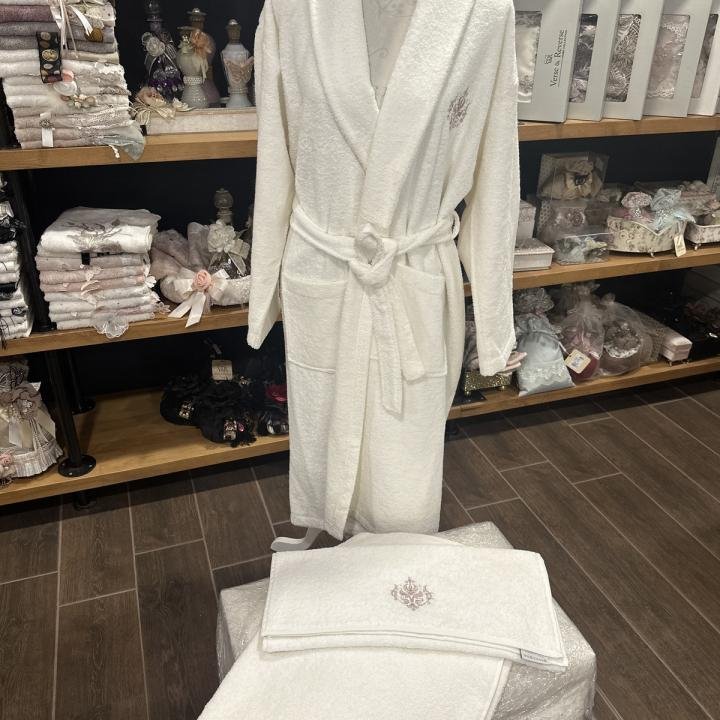 %100 Pamuklu Aile Seti Bornoz Takımı