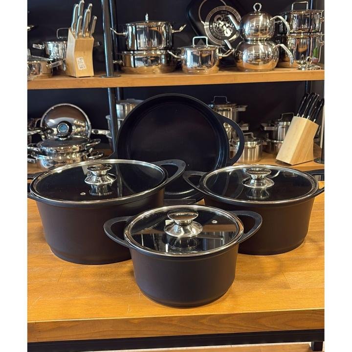 Solingen Döküm Tencere Seti 7 Parça