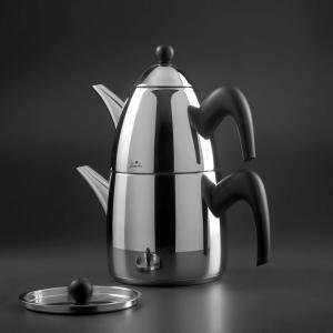 6500 Siyah İndüksiyon Tabanlı Çaydanlık