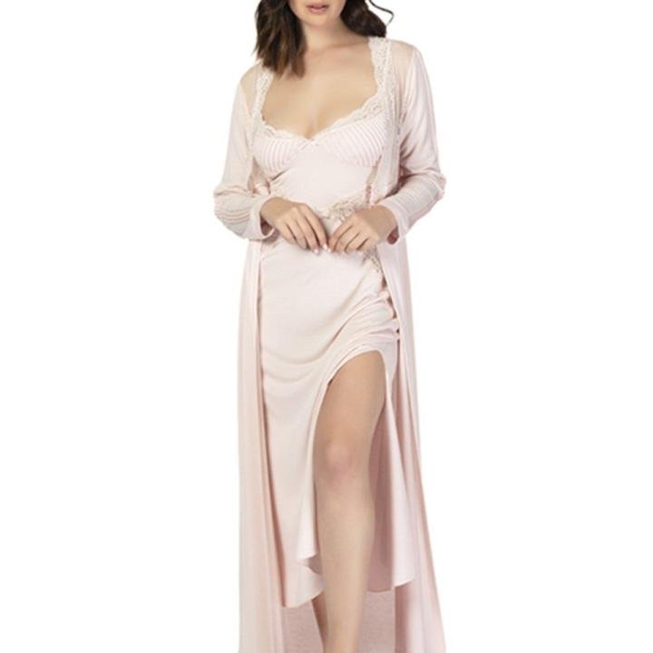 Kadın Penye 6'lı Set 1020 - Pudra