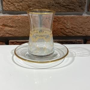 Alamode 12 Parça Altın Çay Takımı