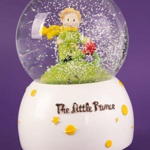 The Little Prince Küçük Prens Müzikli Işıklı Otomatik Kar Tanesi Püskürtmeli Kar Küresi