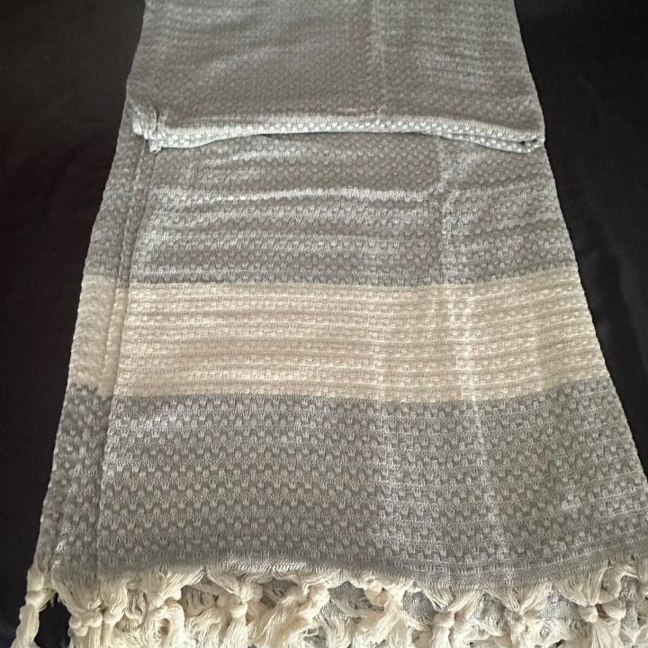 Dört Mevsim Çok Amaçlı %100 Pamuk Pike Örtü Gri