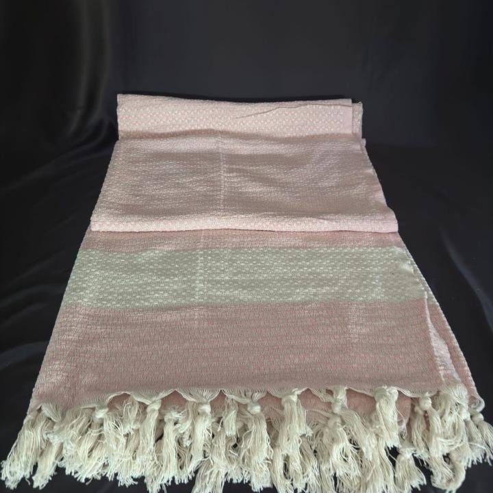 Dört Mevsim Çok Amaçlı %100 Pamuk Pike Örtü Pembe