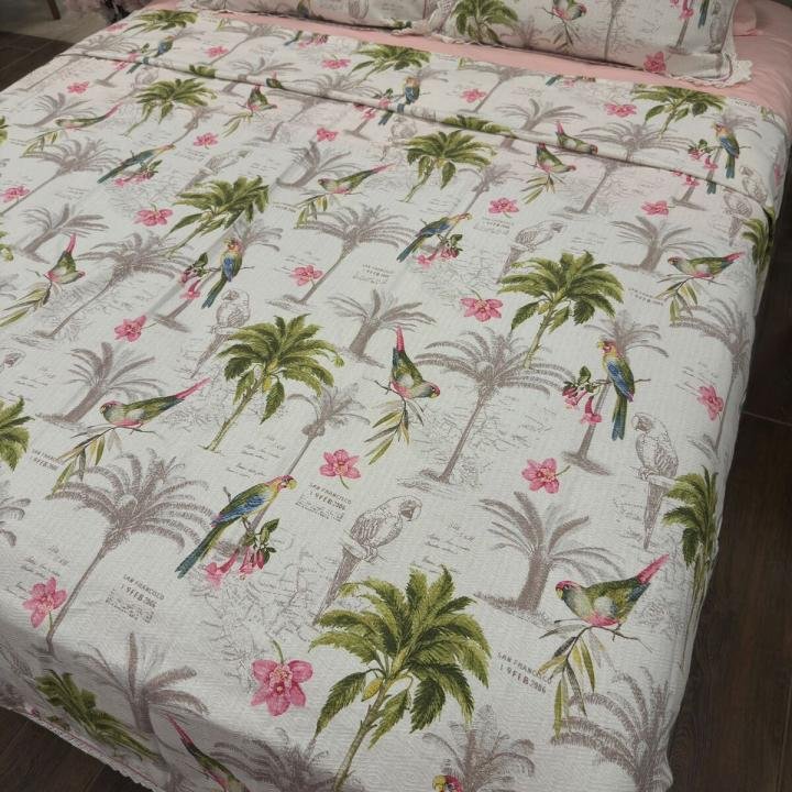 Parrot Pike Takımı Dantelli %100 Pamuk