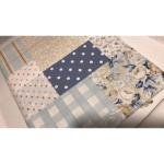 Genova Nevresim Çift Kişilik Mavi % 100 Pamuk - 200 X 220