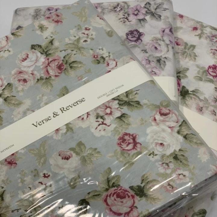 Jasmin Nevresim Çift Kişilik Yeşil % 100 Pamuk - 200 X 220