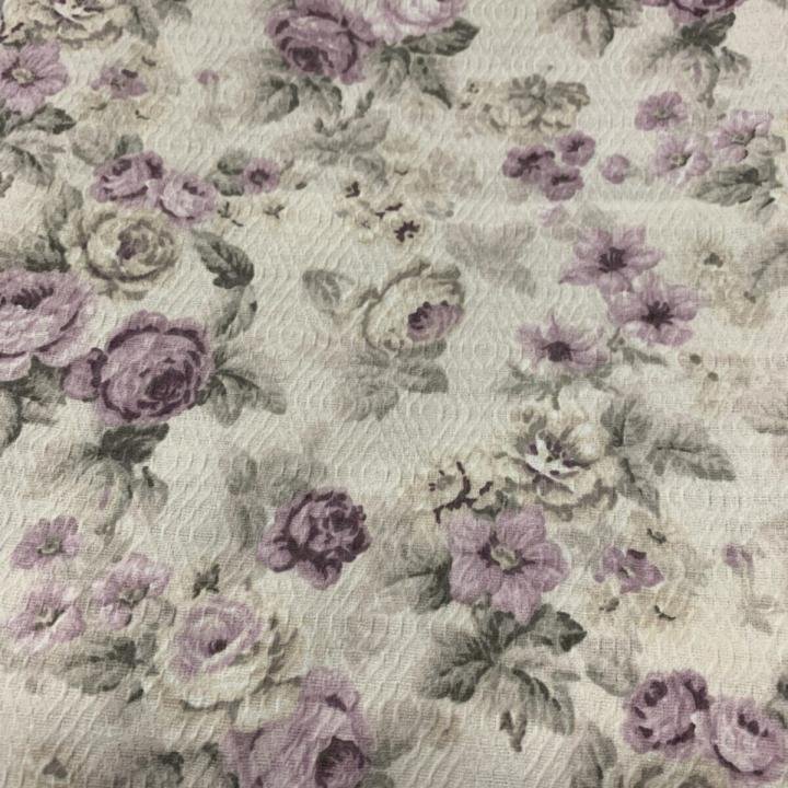 Jasmin Pike Çift Kişilik Mor % 100 Pamuk - 220 X 230