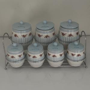 Lavin Porselen 15 Parça Standlı Baharat Seti