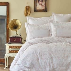 Quatre Pudra Ranforce Çift Kişilik Nevresim Takımı