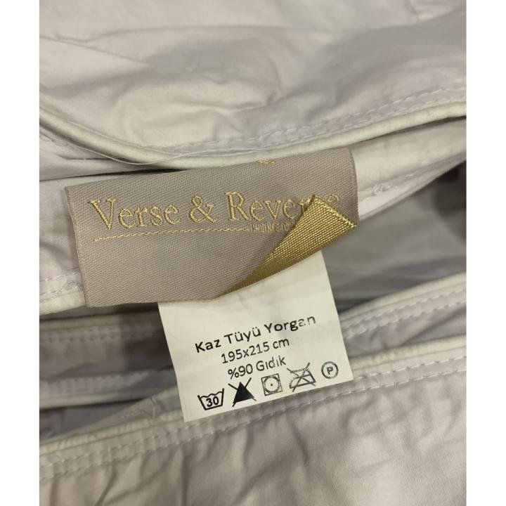 Kaz Tüyü Yorgan 195*215 %90 Gıdı Tüyü %10kaz Tüyü Çift Kişilik Yorgan