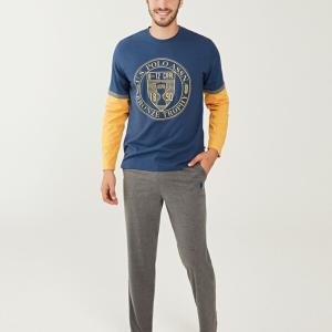 Erkek Mavi Pijama Takımı 18258