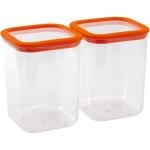 Kırılmaz Silikon Contalı Saklama Kabı 2 Adet 1200 ml