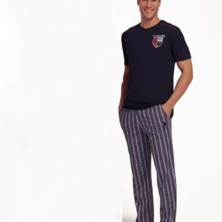 Kısa Kol Erkek Pijama Takım - Lacivert