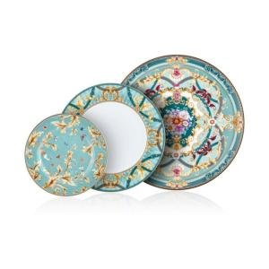 Lamedor Secret Garden Blue 13 Parca Yemek Tabagı S