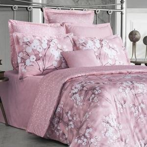 300Tc Pamuk Saten Çift Kişilik Nevresim Takımı - Fontaine V2