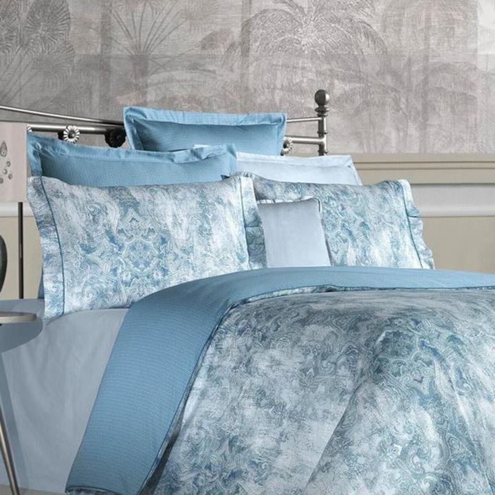 300Tc Pamuk Saten Çift Kişilik Nevresim Takımı - Tripoli V3