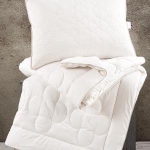 Leo Beyaz Pamuklu Çift Kişilik Yorgan