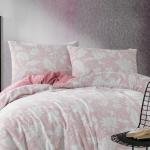 Çift Kişilik Nevresım Takımı Rosıe 100% Pamuk Pembe