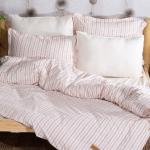 Çift Kişilik Nevresım Takımı Mathıs 100% Pamuk Bordo