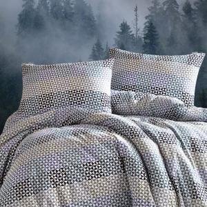 Çift Kişilik Nevresım Takımı Stavanger 100% Pamuk Gri