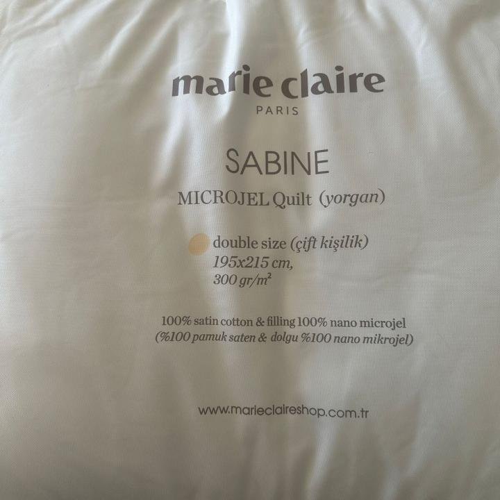 Yorgan Çift Kişilik Sabıne Mıkrojel Yorgan 195*215 Cm Beyaz